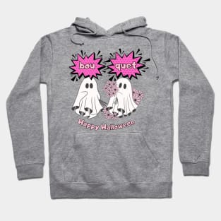 Pink ghost bouquet Hoodie